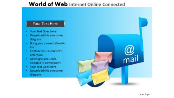 PowerPoint Design Slides Email Internet Snail Mail Ppt Slidelayout