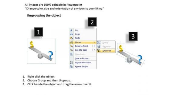 PowerPoint Design Slides Executive Success Seesaw Charts Currency Ppt Ppt Slide
