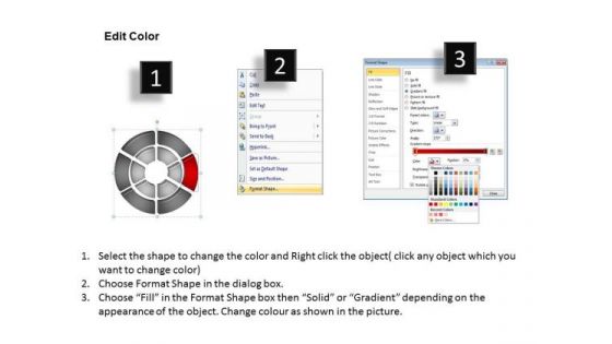 PowerPoint Design Slides Global Double Ring Ppt Design