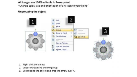 PowerPoint Design Slides Global Wheel And Spoke Process Ppt Design