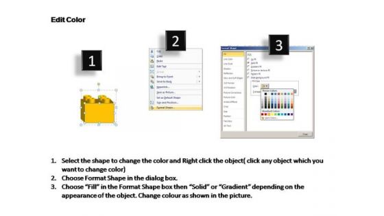 PowerPoint Design Slides Growth Lego Blocks Ppt Slide