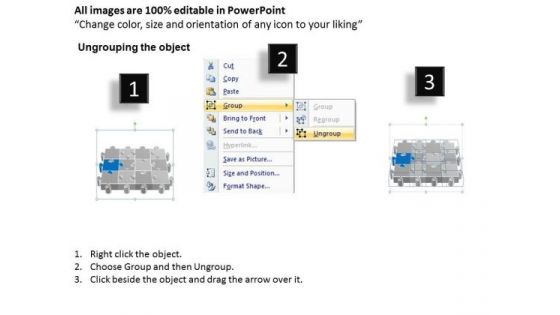 PowerPoint Design Slides Growth Puzzle Process Ppt Designs