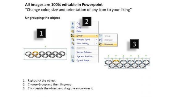 PowerPoint Design Slides Growth Rings Ppt Template