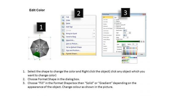 PowerPoint Design Slides Leadership Circular Quadrant Ppt Template