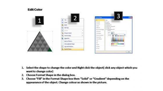 PowerPoint Design Slides Leadership Triangle Process Ppt Template