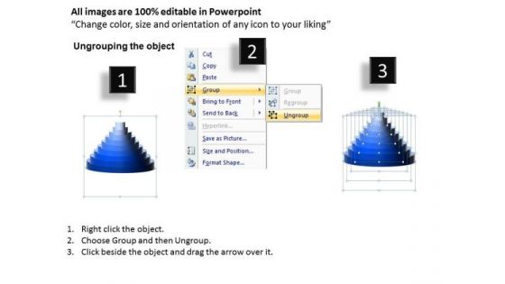 PowerPoint Design Slides List Circular Pyramid Teamwork Ppt Slides