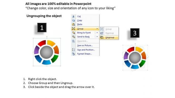 PowerPoint Design Slides Process Ring Chart Ppt Template