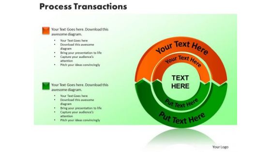 PowerPoint Design Slides Process Transaction Business Ppt Themes