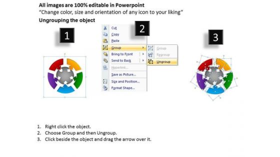 PowerPoint Design Slides Sales Round Chart Ppt Slide