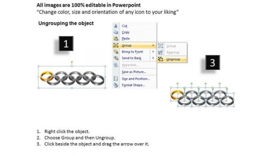 PowerPoint Design Slides Strategy Rings Ppt Presentation