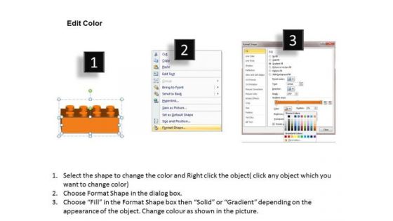 PowerPoint Design Slides Success Lego Blocks Stacked Ppt Designs