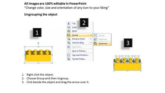 PowerPoint Design Slides Success Lego Blocks Stacked Ppt Layout