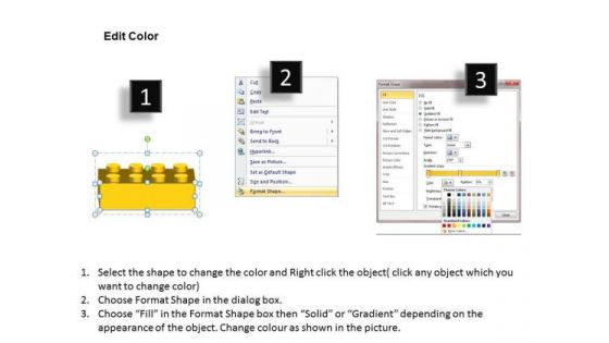 PowerPoint Design Slides Success Lego Blocks Stacked Ppt Layout