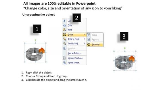 PowerPoint Design Slides Teamwork Circular Chart Ppt Backgrounds