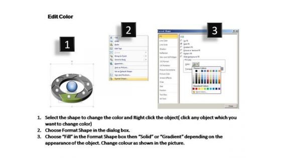 PowerPoint Design Slides Teamwork Circular Process Ppt Theme