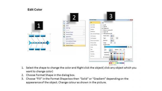 PowerPoint Design Slides Teamwork Fishbone Diagram Ppt Theme
