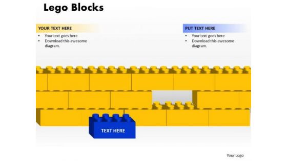 PowerPoint Design Strategy Lego Ppt Template