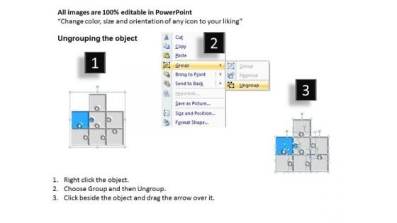 PowerPoint Design Strategy Puzzle Ppt Theme