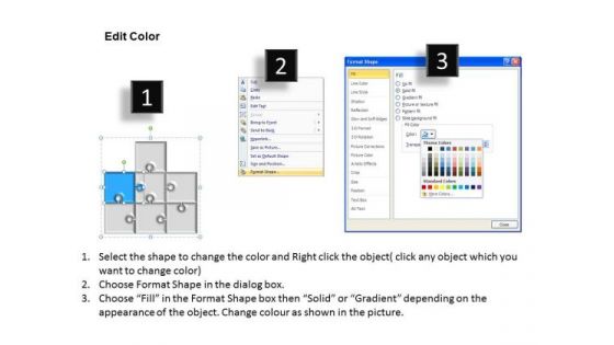 PowerPoint Design Strategy Puzzle Ppt Theme