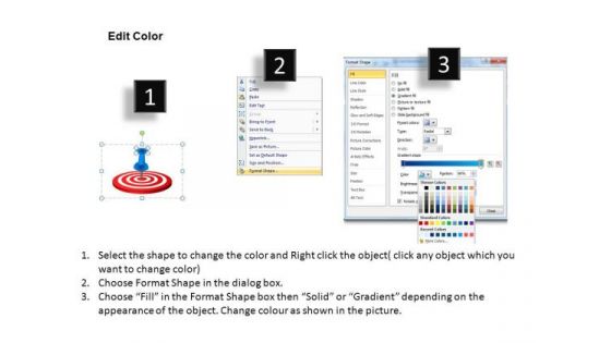 PowerPoint Design Target With Arrows Ppt Design