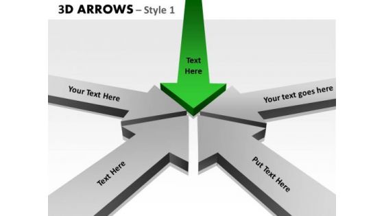 PowerPoint Design Teamwork Arrows Ppt Theme