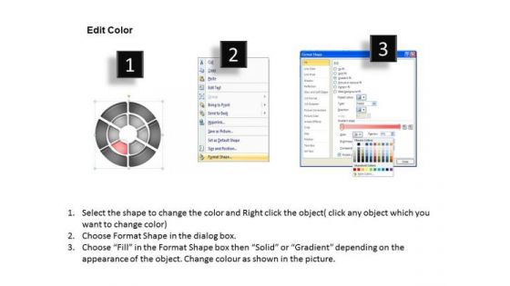PowerPoint Design Teamwork Double Ring Ppt Design