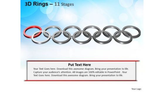 PowerPoint Design Teamwork Rings Ppt Designs