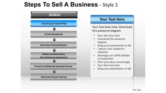 PowerPoint Design Teamwork Steps To Sell Ppt Layout