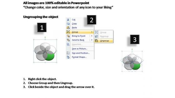 PowerPoint Design Teamwork Venn Diagram Ppt Slides