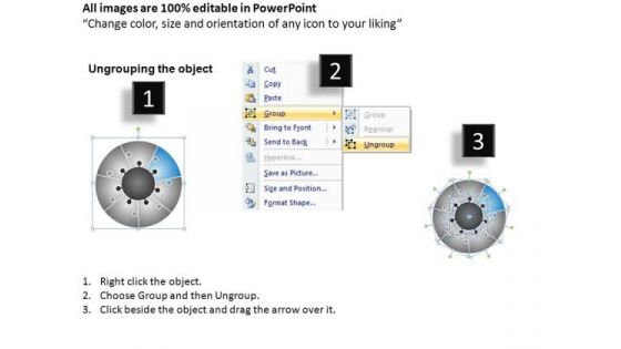 PowerPoint Designs Business Growth Circular Puzzle Ppt Layouts