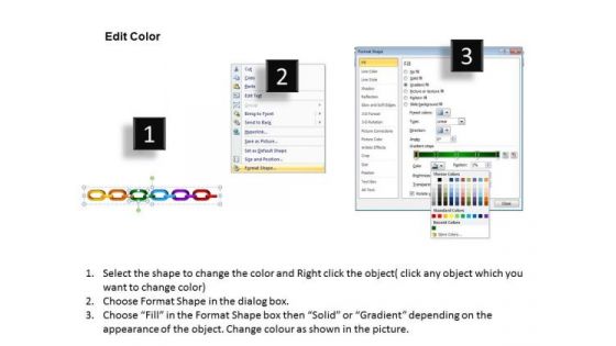 PowerPoint Designs Chains Flowchart Process Business Ppt Slides