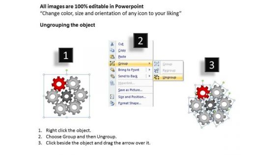 PowerPoint Designs Chart Circular Gears Ppt Theme
