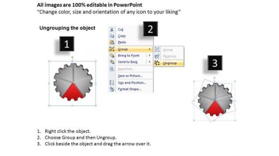 PowerPoint Designs Company Gears Process Ppt Slides