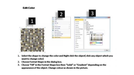 PowerPoint Designs Company Rectangular Jigsaw Puzzle Ppt Themes