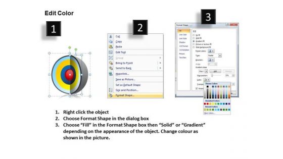 PowerPoint Designs Company Strategy Targets Core Diagram Ppt Themes