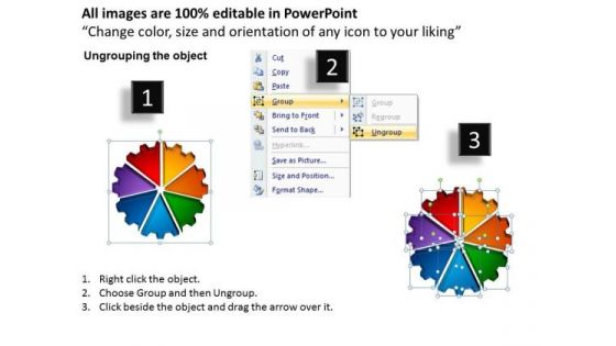PowerPoint Designs Cycle Chart Gear Process Ppt Layouts