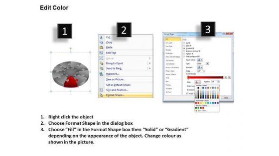 PowerPoint Designs Diagram Puzzle Segment Pie Chart Ppt Slides