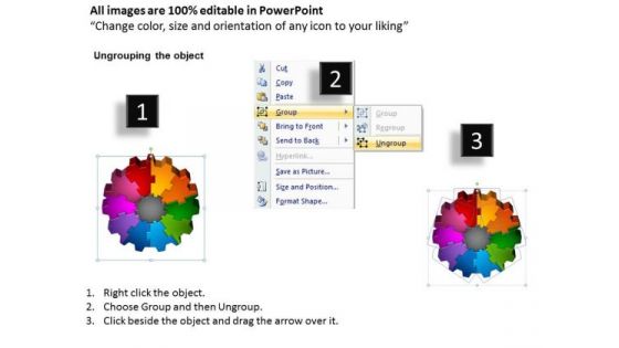 PowerPoint Designs Gear Teamwork Ppt Design