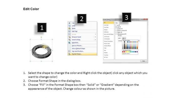 PowerPoint Designs Graphic Circular Process Ppt Slide