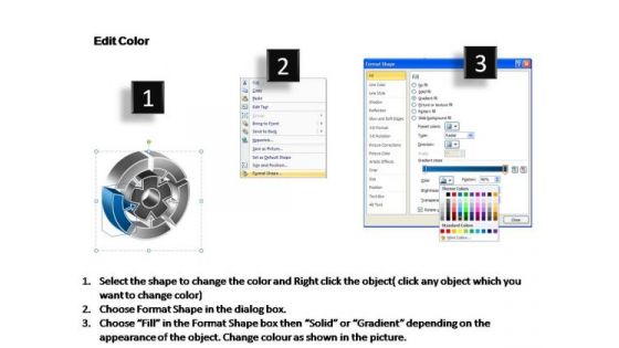 PowerPoint Designs Growth Interconnected Circular Chart Ppt Backgrounds
