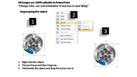 PowerPoint Designs Growth Interconnected Circular Chart Ppt Layout