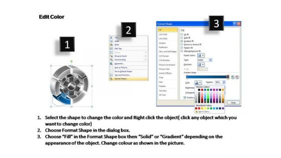 PowerPoint Designs Growth Interconnected Circular Chart Ppt Layout