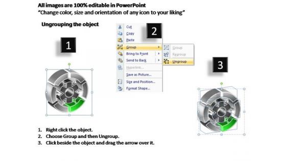 PowerPoint Designs Growth Interconnected Circular Chart Ppt Layouts