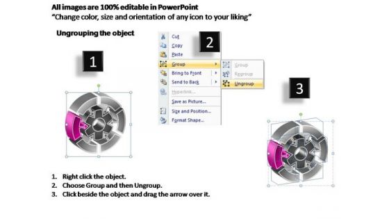 PowerPoint Designs Growth Interconnected Circular Chart Ppt Templates