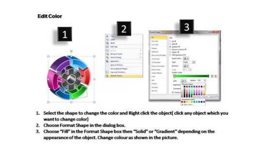 PowerPoint Designs Growth Interconnected Circular Chart Ppt Theme