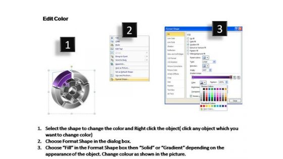 PowerPoint Designs Growth Interconnected Circular Chart Ppt Themes