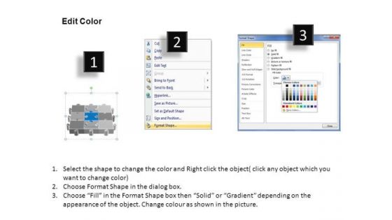 PowerPoint Designs Growth Puzzle Process Ppt Presentation Designs