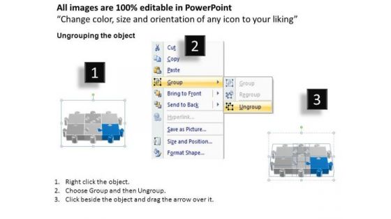 PowerPoint Designs Growth Puzzle Process Ppt Template