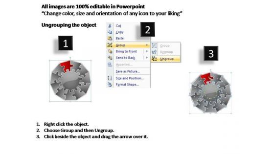 PowerPoint Designs Leadership Cycle Process Ppt Slides