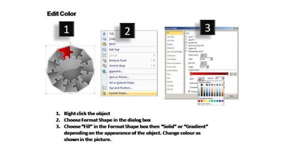 PowerPoint Designs Leadership Cycle Process Ppt Slides